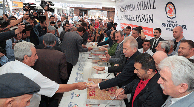 BÜYÜKŞEHİR AŞURE HAYRI GELENEĞİNİ SÜRDÜRDÜ