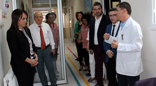 ÖZTÜRK’TEN RADYOAKTİF İYOT MERKEZİ’NE ZİYARET