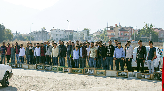 500 GÜVERCİN, BARIŞ İÇİN HAVALANDI