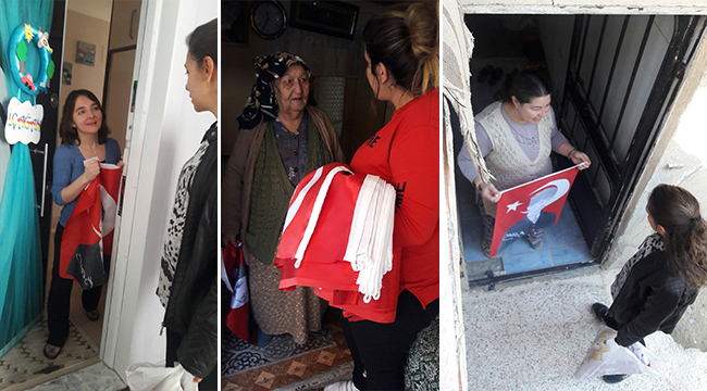 BULDAN BELEDİYESİ’NDEN HER EVE BAYRAK KAMPANYASI
