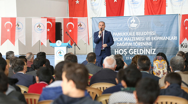 132 OKULA SPOR MALZEMESİ DESTEĞİ