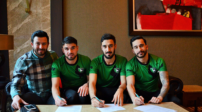 DENİZLİSPOR KAMPTA 3 İMZA ATTIRDI