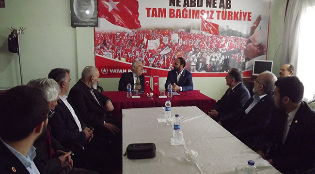 SAADET PARTİSİ’NDEN VATAN PARTİSİ’NE ZİYARET