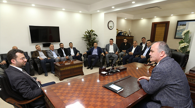 AK PARTİ İLÇE YÖNETİMİNDEN GÜRLESİN’E ZİYARET