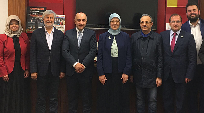 RAMAZANOĞLU ALMANYA’DA TEMASLARDA BULUNDU