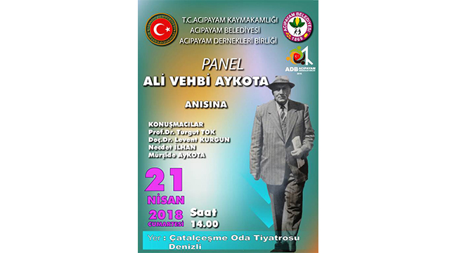 ALİ VEHBİ AYKOTA UNUTULMADI
