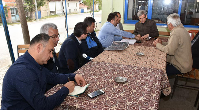 BAŞKAN ŞEVKAN ERKEN MESAİDE