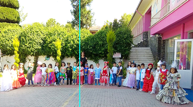 ÇEVRECİ MİNİKLERDEN ANLAMLI DEFİLE