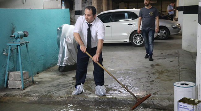 ŞİDDETLİ YAĞIŞ HAYATI OLUMSUZ ETKİLEDİ