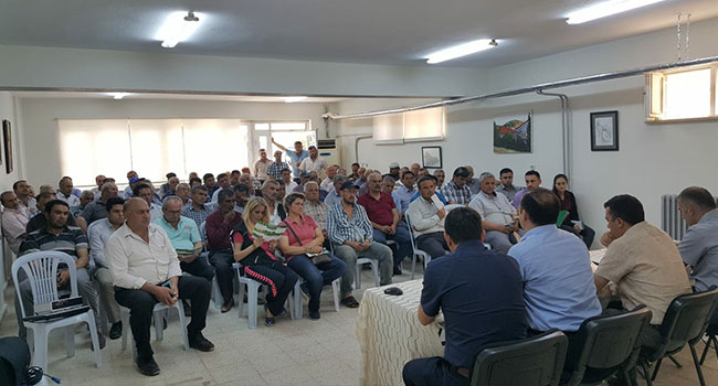 TARSİM GÜNEY İLÇESİNDE ÜRETİCİLERLE BULUŞTU