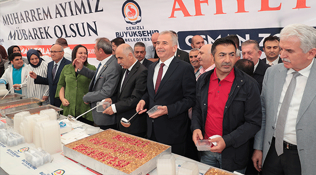 BÜYÜKŞEHİR AŞURE HAYRI GELENEĞİNİ SÜRDÜRDÜ