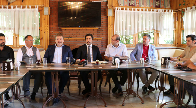ÖZKAN BASINLA BİRARAYA GELDİ
