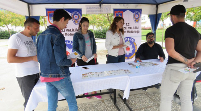 DENİZLİ TEM PAÜ’LÜ ÖĞRENCİLERİ BİLGİLENDİRDİ