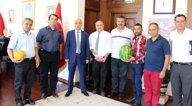 ADB YÖNETİMİ VALİ KARAHAN'A PROJELERİNİ ANLATTI