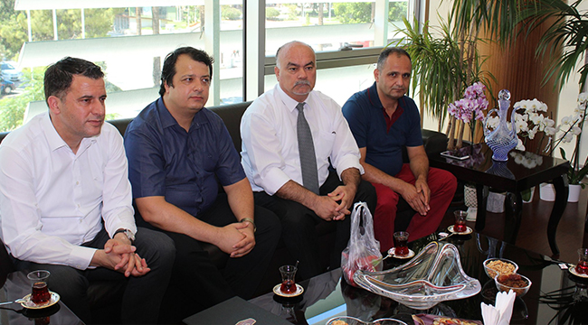 ADB YÖNETİMİ VALİ KARAHAN'A PROJELERİNİ ANLATTI