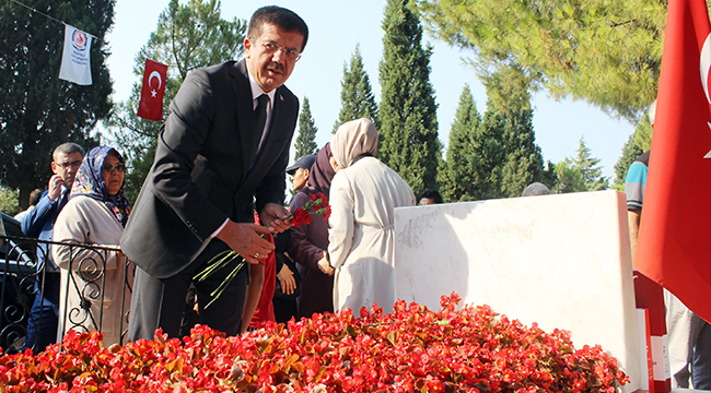 BAKAN ZEYBEKCİ ŞEHİTLİĞİ ZİYARET ETTİ