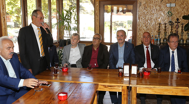 GÜRLESiN, İL GENEL MECLİSİ ÜYELERİYLE BULUŞTU