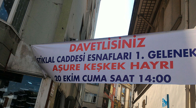 iSTiKLAL CADDESi ESNAFINDAN AŞURE VE KEŞKEK HAYRI