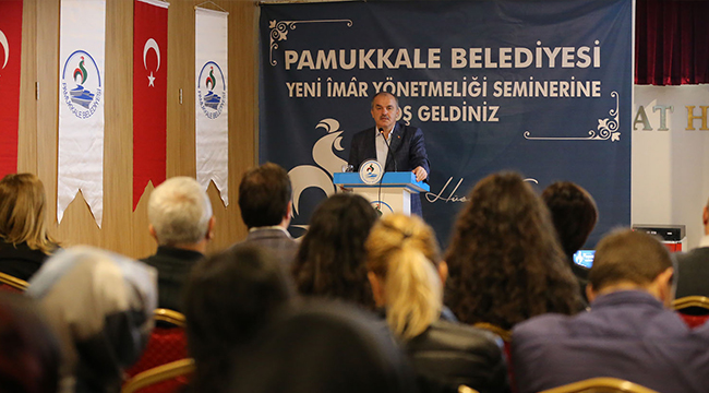 YENİ İMAR YÖNETMELİĞİ SEMİNERİ DÜZENLENDİ