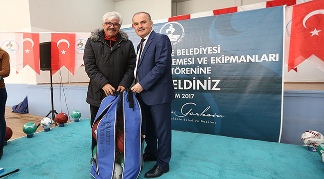 132 OKULA SPOR MALZEMESİ DESTEĞİ