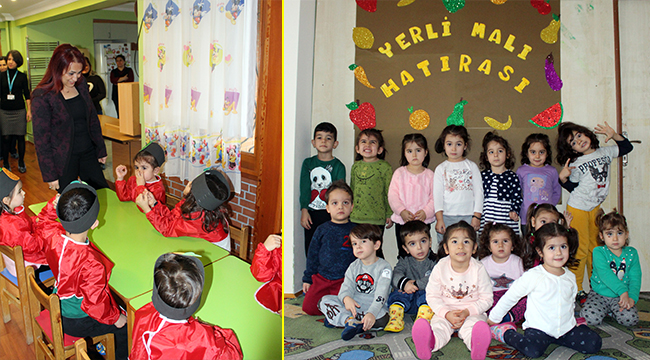 SDH KREŞİNDE YERLİ MALI KUTLAMASI
