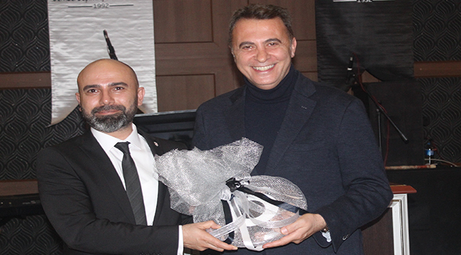 BJK BAŞKANI ORMAN,ONUR YEMEĞİNE KATILDI