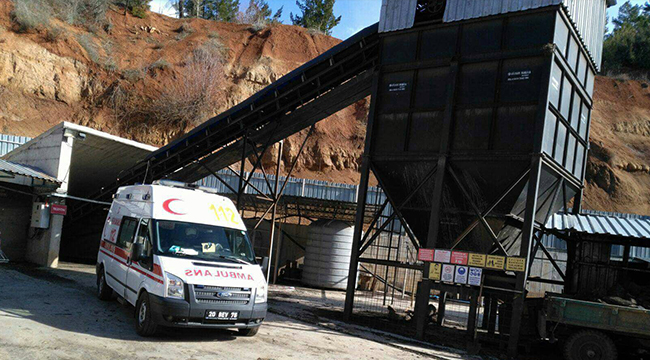 Denizli'de Maden Kazası 1 ölü