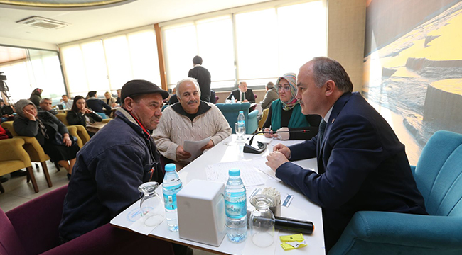 GÜRLESİN HALKLA BULUŞTU