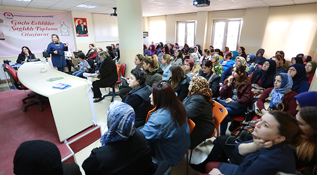 BENİM MAHALLEM’DE SAĞLIK EĞİTİMİ DÜZENLENDİ