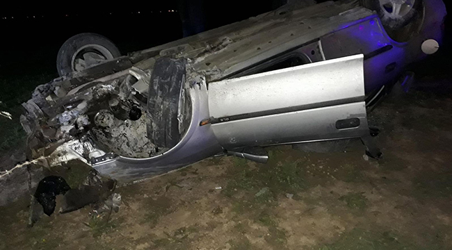 ÇİVRİL’DE KAZA:2 YARALI