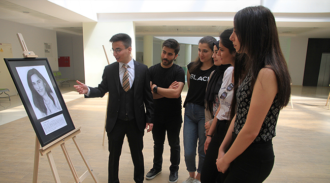 BİLİM İÇİNDE SANAT KARAKALEM SERGİSİ