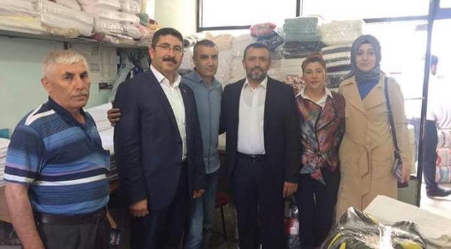 OYMAK, TEKSTİL ÇARŞISI ESNAFI İLE BİR ARAYA GELDİ