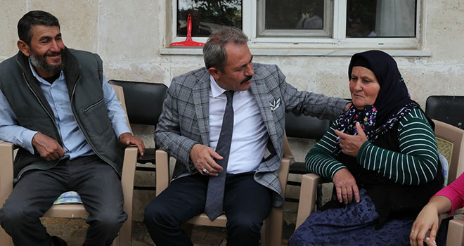 MİLLETVEKİLİ TİN, ŞEHİT AİLESİNİ ZİYARET ETTİ