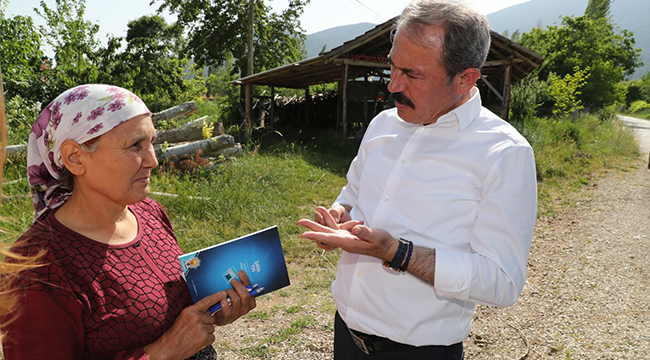 AK PARTİLİ TİN ACIPAYAMLILARLA BULUŞTU
