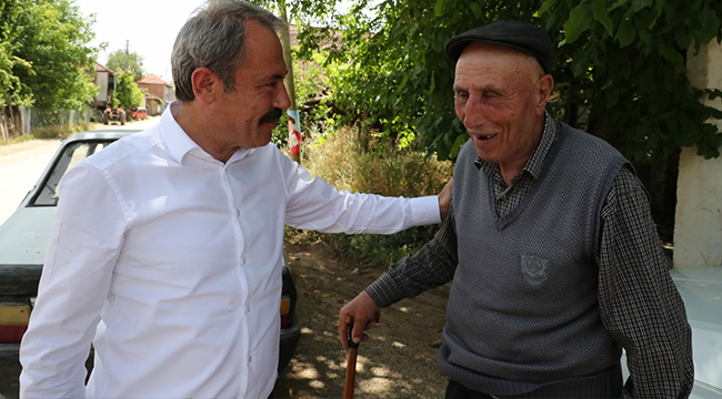 AK PARTİLİ TİN ACIPAYAMLILARLA BULUŞTU