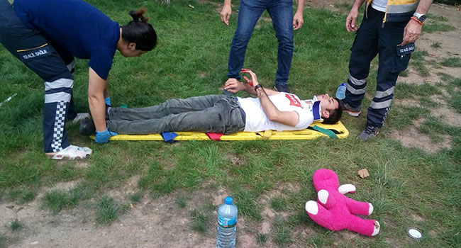 DENİZLİ’DE TRAFİK KAZASI: 1 YARALI