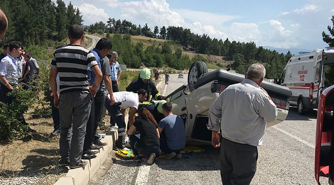 KALE’DE KORKUTAN KAZA:1 YARALI