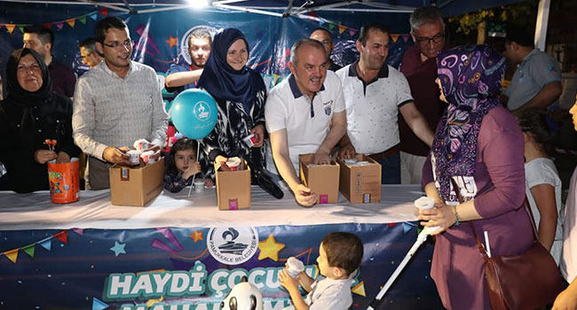 BAŞKAN GÜRLESİN’DEN ÇOCUK ŞENLİĞİNE DAVET