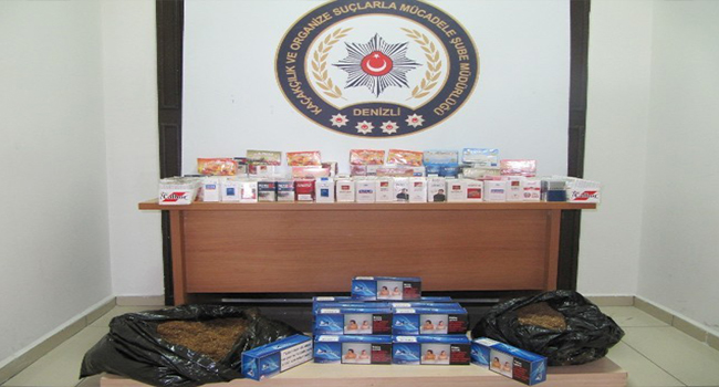 370 PAKET KAÇAK SİGARA ELE GEÇİRDİ
