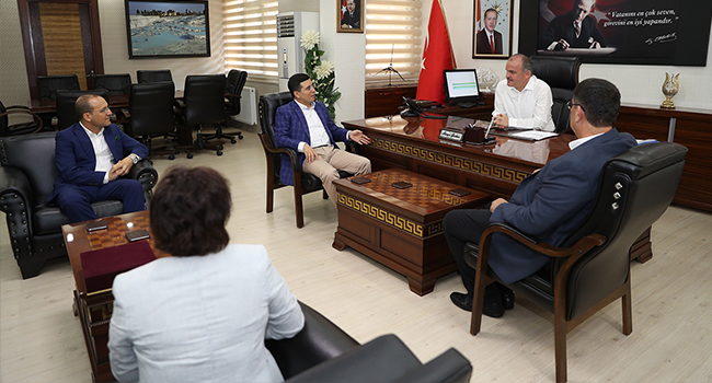 A.K.B.B. BAŞKANI TÜTÜNCÜ’DEN GÜRLESİN’E ZiYARET