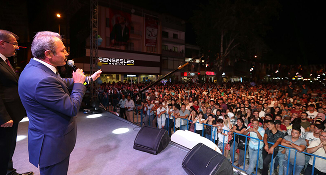 TİN, ELMA TARIM VE KÜLTÜR FESTİVALİ’NE KATILDI