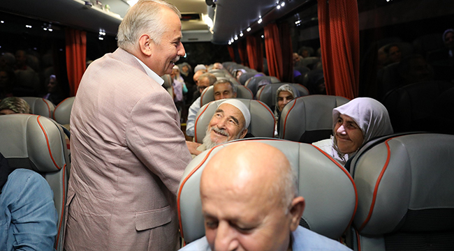 KAFİLEYİ BAŞKAN ZOLAN UĞURLADI