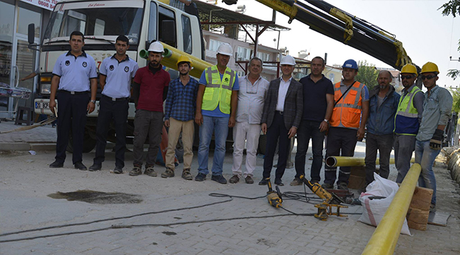 SARAYKÖY’DE DOĞAL GAZ HATTI ÇALIŞMALARI BAŞLADI