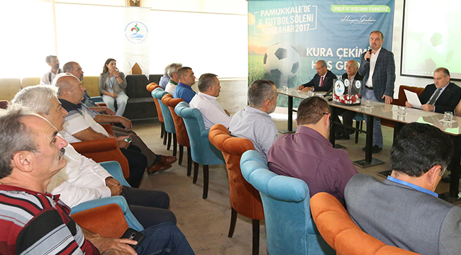 PAMUKKALE FUTBOL ŞÖLENi KURALARI ÇEKiLDi