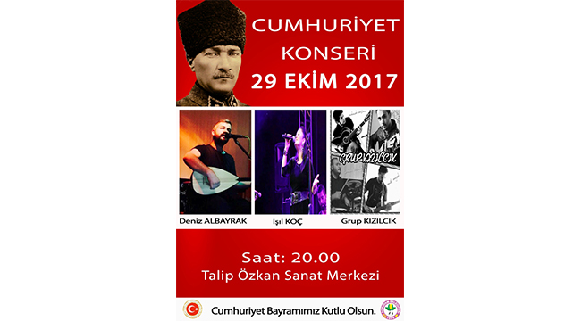 ACIPAYAM'DA CUMHURİYET BAYRAMINA ÖZEL KONSER
