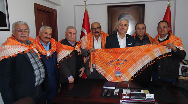 YÖRÜKLERDEN CHP İL BAŞKANI SANCAR’A ZİYARET