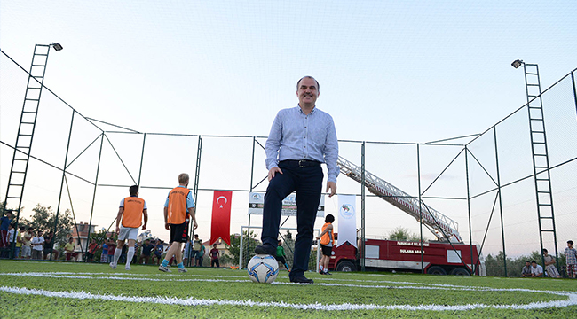 BAŞKAN GÜRLESİN'DEN SPORA DEV DESTEK