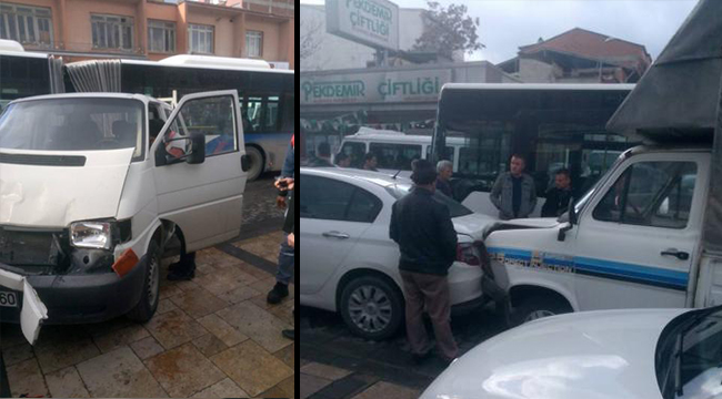 DENİZLİ’DE ZİNCİRLEME KAZA
