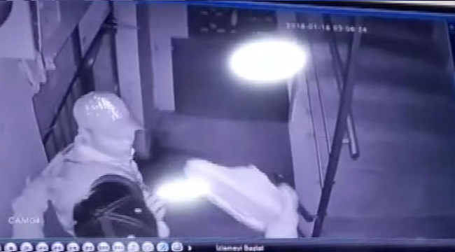 HIRSIZLIK ŞÜPHELİLERİ APARTTA YAKALANDI