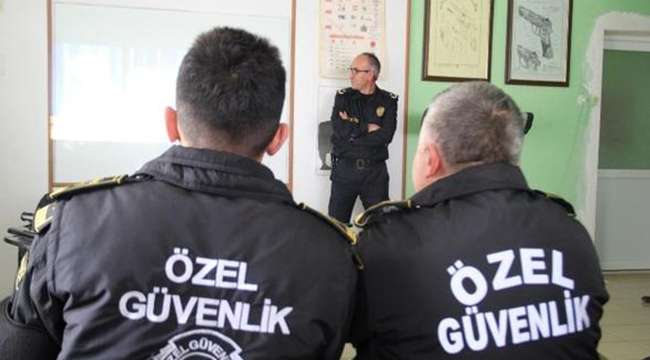 2 BİN 900 ÖZEL GÜVENLİK EĞİTİLECEK